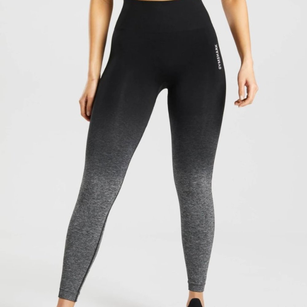 Gymshark Adapt Long Sleeve Black Ombre Leggings